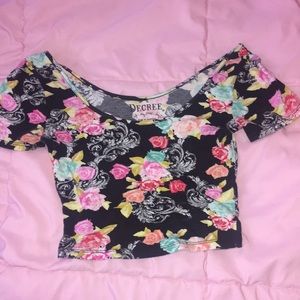 Floral Crop Top
